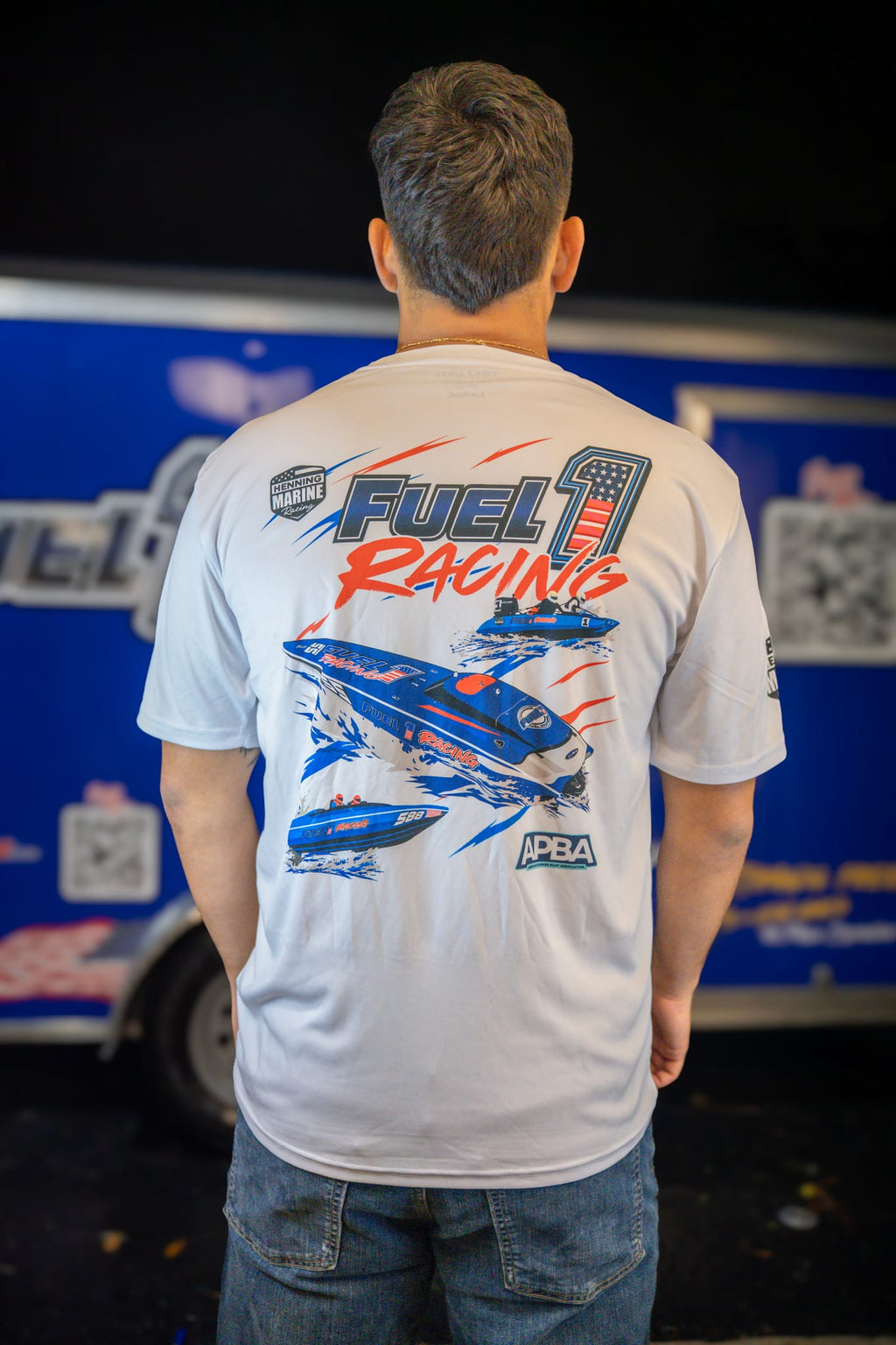 Fuel 1 Racing Tee - White